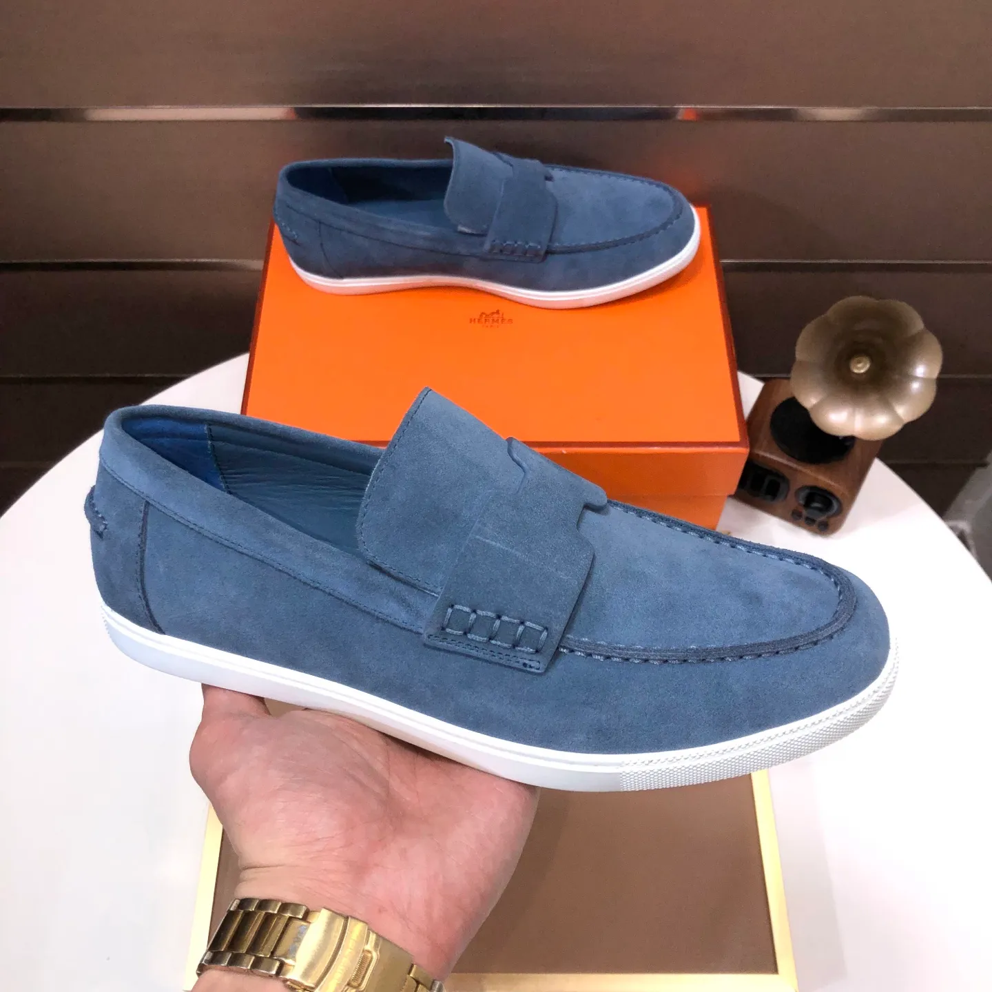 Men's shoes💰560💰[HERMES] (cowhide lining)🍀Italian top luxury🍀He does not pursue novel styles and gorgeous colors, but attracts the favor of successful men with his flawless, elegant and classic style. Formal leather shoes This very comfortable, simple and stable style allows you to easily match any style! The pattern is absolutely 1:1 refined from the original case, and we strive for excellence in materials, imported cowhide + cowhide lining💪💪💪extraordinary texture👍! .Code number: 39-45 (45 customized)